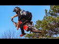 MASSIVE BACKYARD PITBIKE SEESION | BAD CRASHES!!