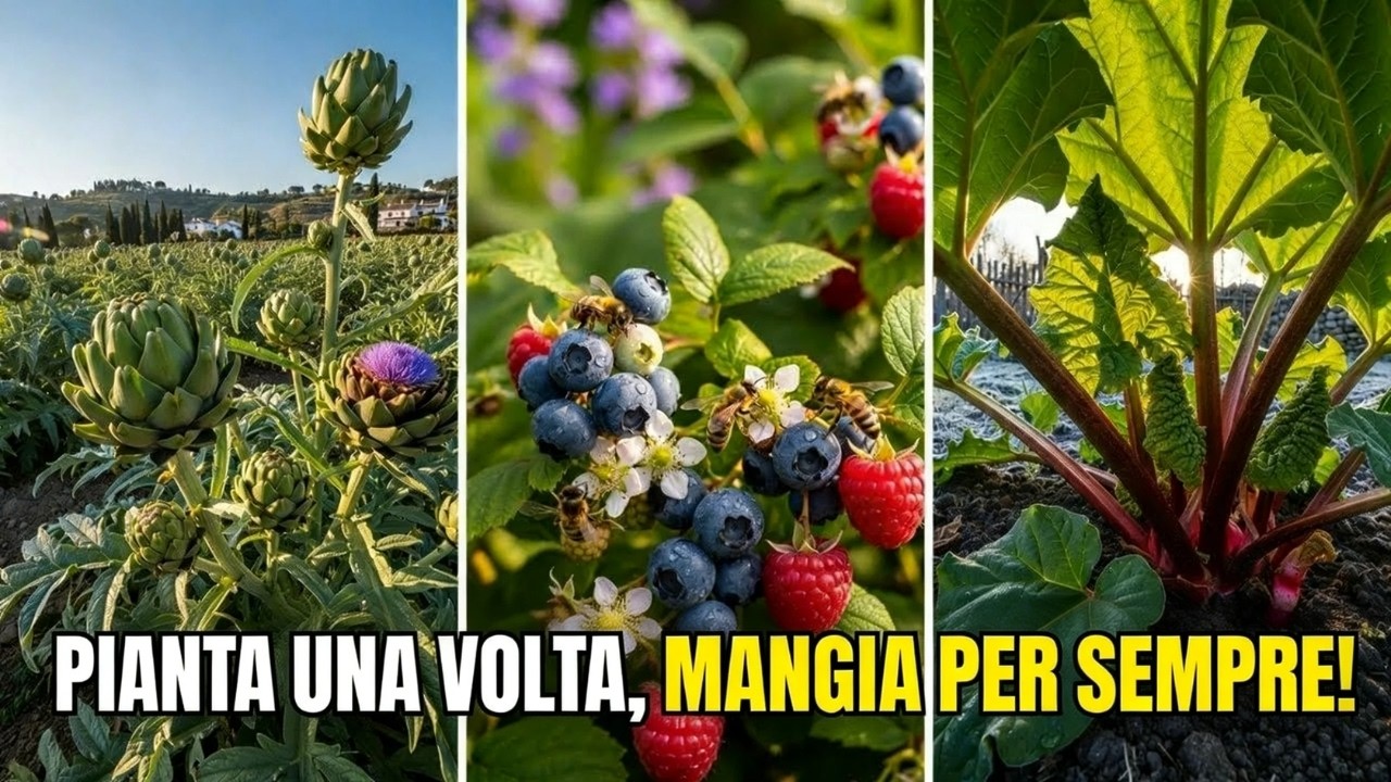 7 colture perenni: PIANTI UNA VOLTA, MANGI PER 20 ANNI — “RACCOLTO PER SEMPRE!”