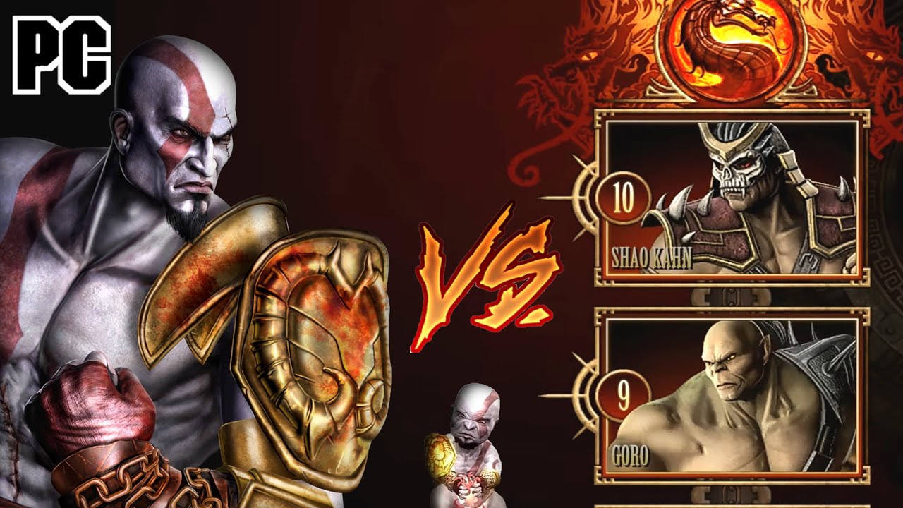 MORTAL KOMBAT 9 - Kratos Battle Ladder (PC) | PS3 Emulator Kratos ...