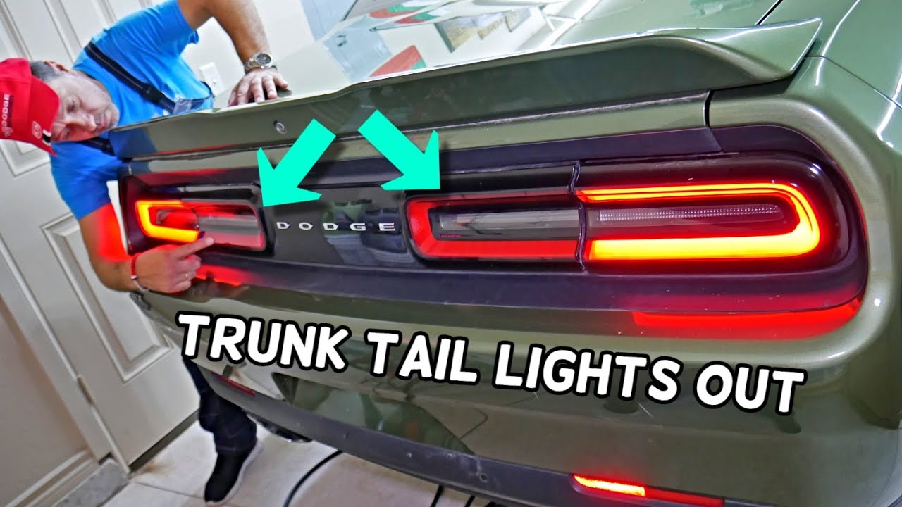 DODGE CHALLENGER TRUNK TAIL LIGHTS DO NOT WORK TRUNK LIGHTS NOT 