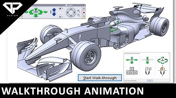 How to Create Walkthrough Animation in Solidworks | 3D Animation | Render | DP DESIGN