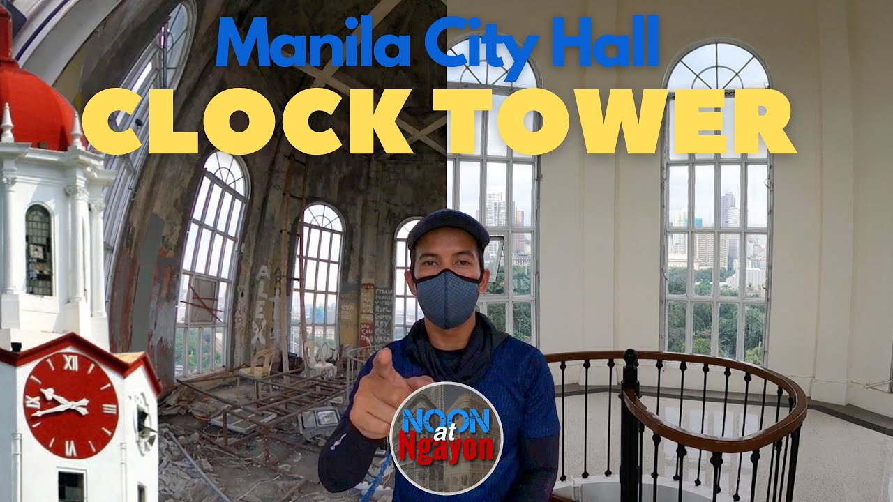 THE ICONIC CLOCK TOWER OF MANILA CITY HALL 193O HISTORY. THE TRANSFORMATION! NOON AT NGAYON