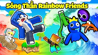 HUY NOOB BỊ SÓNG THẦN RAINBOW FRIENDS TẤN CÔNG TRONG MINECRAFT*HUY NOOB SÓNG THẦN RAINBOW FRIENDS 🌈🌊