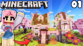 A New Start in 1.20! 🌸 Ruby Hollow | Minecraft Let’s Play 1
