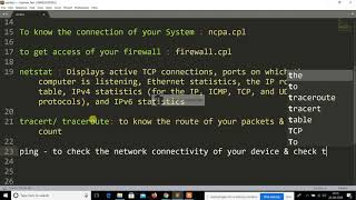 Networking Command Practicals in Kali Linux & Windows | Ethical HAcking