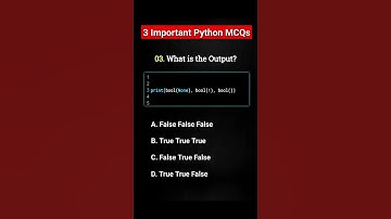 3 Important Python MCQs must know for Interviews #coding #pythonmcqs