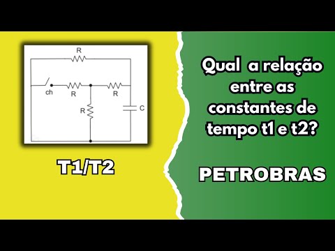 Como calcular constante de tempo circuito RC