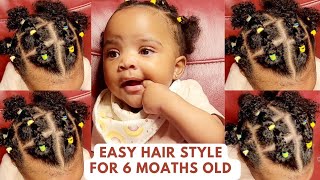 Black Baby Hairstyles - 5 Month Old | Natural Hair 👶🏽 - YouTube