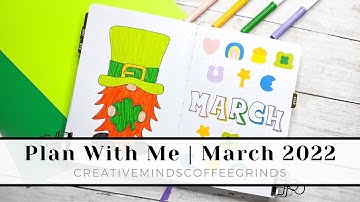PLAN WITH ME || March 2022 Bullet Journal Setup