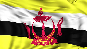 Brunei Flag Animation | 4k | Flags of the World