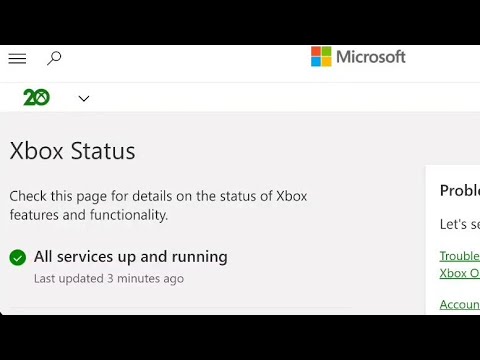 Check Microsoft Xbox Service Status