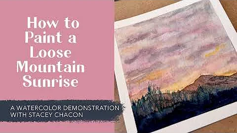 Watercolor Tutorial: How to paint a watercolor mou...