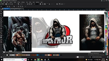 Amazing Pen Tool Techniques for Making Mascot Logo - Learn coreldraw with Ahsan Sabri