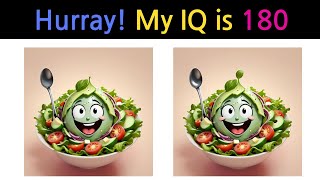 [Spot the Difference]  Hurray! My IQ is 180
