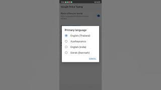 How to change voice input language in Oppo