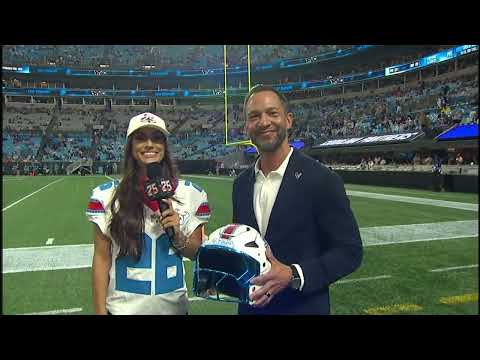 Mike Tomon on the Story Behind the Texans Rivalries Uniform | In-Game Interview