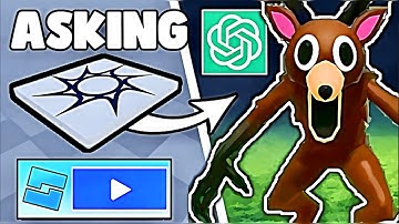 Asking AI to Make a 99 NIGHTS IN THE FOREST Game in Roblox Studio!