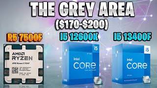 TOP 5 Best Budget CPU Under $200 2024 |  Ryzen 5 7600 vs I5 12600k vs 13400f