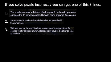 Portal Reloaded - Unintended completion and chamber 13 dialogues