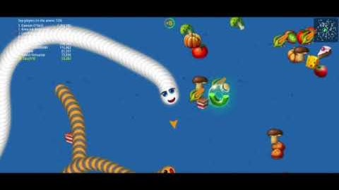 Worms Zone © Tiny vs 1000 Gain Slither Snake Top 1 Noob Pro Hacker Never Stop Running Play seal 3
