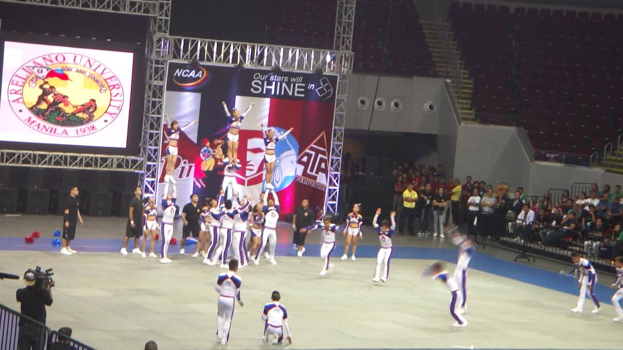 NCAA Cheer leading Competition (Arellano University Pepsquad) - YouTube