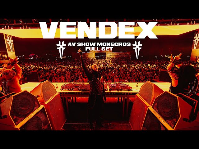 VENDEX @ MONEGROS DESERT FESTIVAL 2025 - UNREAL - AV SHOW - YouTube
