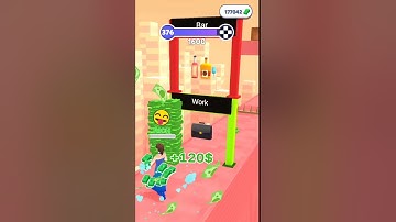 Money run 3d gameplay Lev 123, Satisfying Mobile Games Walkthrough iOS, Android...