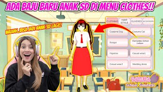 WOWW...ADA SERAGAM ANAK SD INDONESIA DI MENU CLOTHES?? KEREN BANGET!! SAKURA SCHOOL SIMULATOR - 443