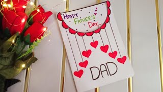 Father&#39;s day greeting card easy and beautiful | Father&#39;s day gift| Happy fathers day card|Gift ideas