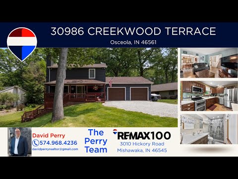 30986 Creekwood Terrace, Osceola, IN home video tour