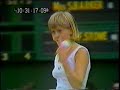 Betty Stove vs Sue Barker Wimbledon Semi final 1977