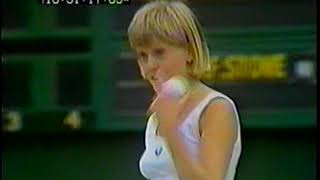 Betty Stove vs Sue Barker Wimbledon Semi final 1977