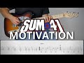 SUM 41 - MOTIVATION | Guitar Cover Tutorial (FREE TAB)