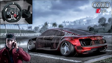 Rebuilding a AUDI R8 V10 (Darius NFS Carbon) - NFS HEAT - LOGITECH G29 Gameplay