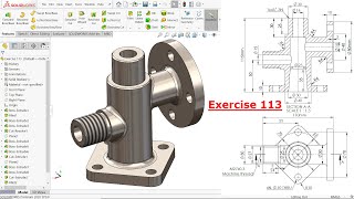 SolidWorks Tutorial for Beginners exercise 113
