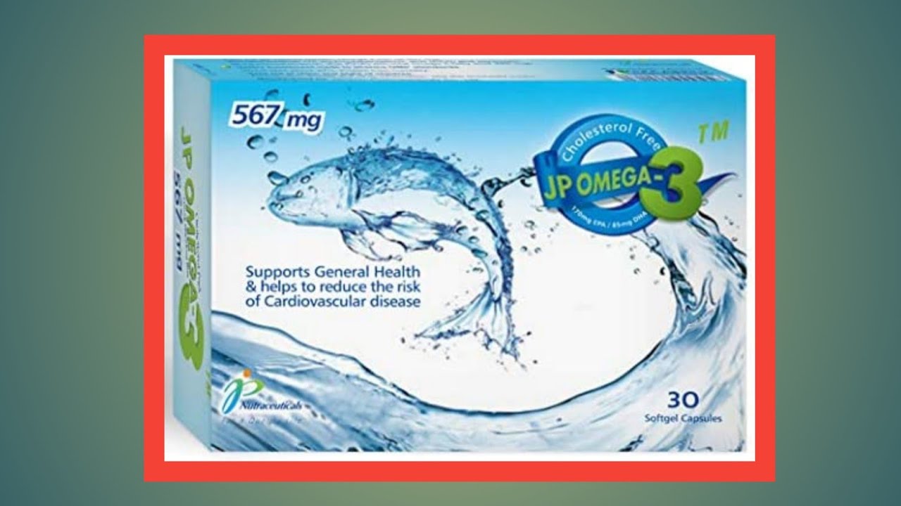 Jp Omega3 567 mg 30 Cap HealthLines YouTube