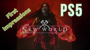 New World Aeternum on PS5 - First impressions