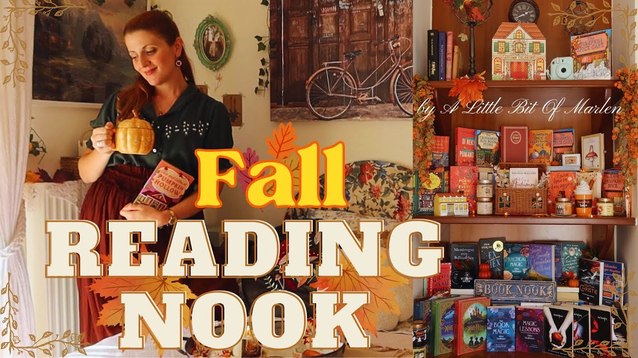 🍁Προετοιμάζομαι για το Φθινόπωρο -Το Νέο Αγαπημένο μου Δωμάτιο στο Σπίτι / Fall Reading Nook🍂