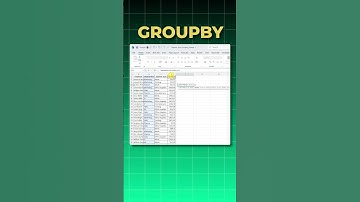 How to Use GROUPBY in Excel for Data Summarization | 30-Second Shortcut