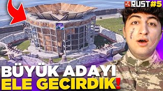 OYUNUN EN BÜYÜK ADASINI ELE GEÇİRDİK! 😲 ( KLAN BASE ATTIK! ) - Rust#5