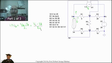 EEP Electrical Networks Chapter 4 Problem 6 Superposition Part 1 of 3