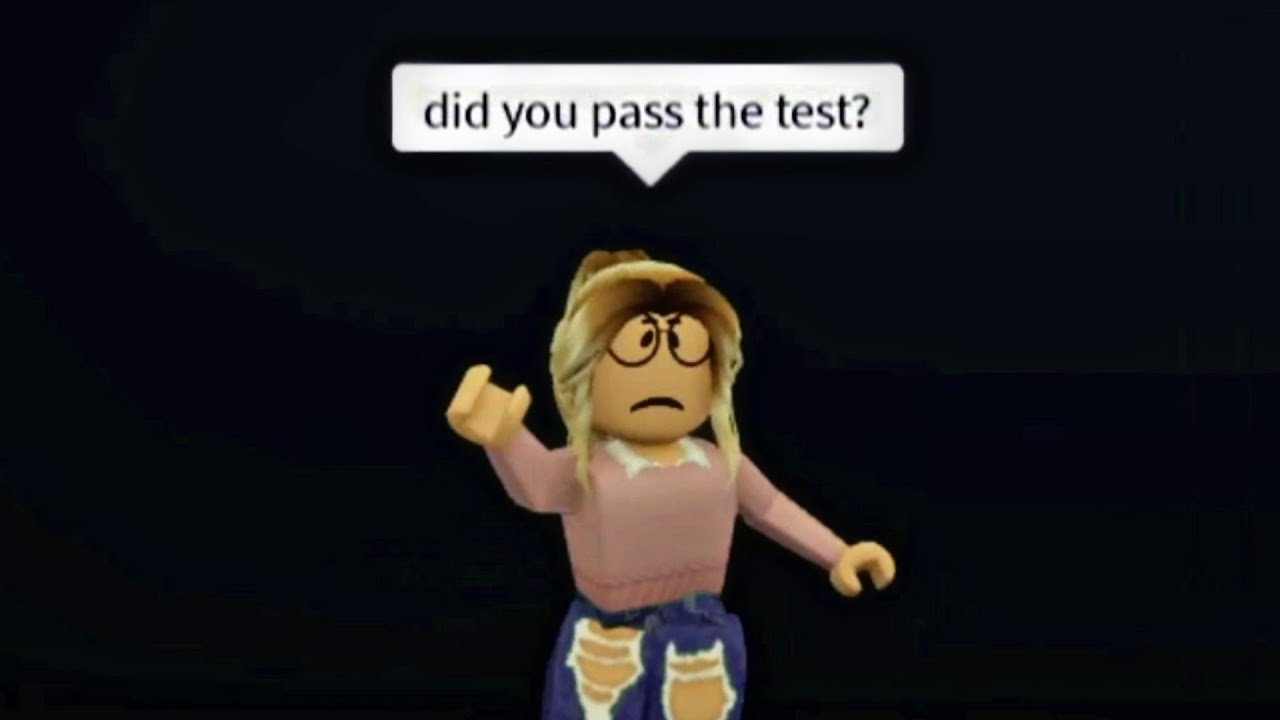 You passed the Test. - Roblox