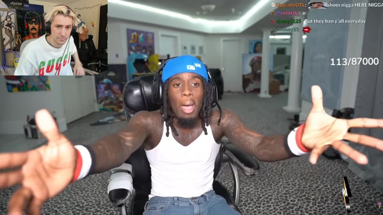 xQc reacts to Kai Cenat explaining why he got banned - YouTube