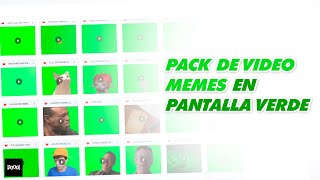 PACK GRATIS de VIDEO DE MEMES EN PANTALLA VERDE GREEN SCREEN | 2023