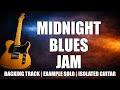 Midnight Blues Jam in C Minor | Slow Blues Backing Track for Guitar