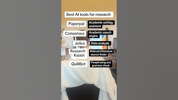 Best AI tools for research #researchpaper #aitoolsforwriting