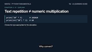 Python Fundamentals — Read input and convert values