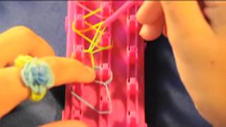 How to make a single loop rubber band bracelet on the cra-Z-loom bracelet maker by Cra-Z-Art