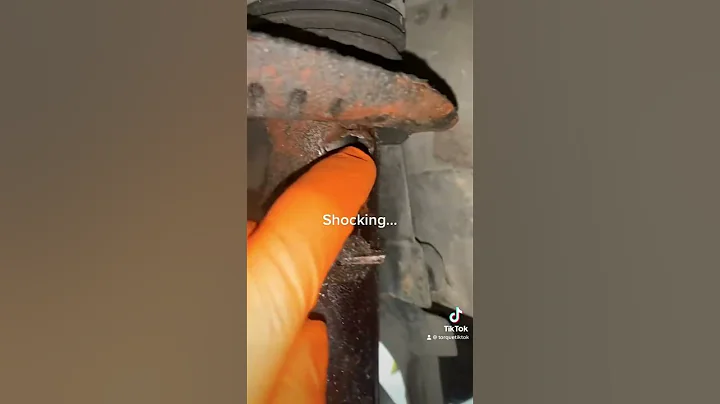 Customer hit a big pot hole #car #customerstates #automobile #shockabsorber #broken #bad #carrepair