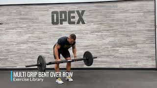 Multi Grip Bent Over Row